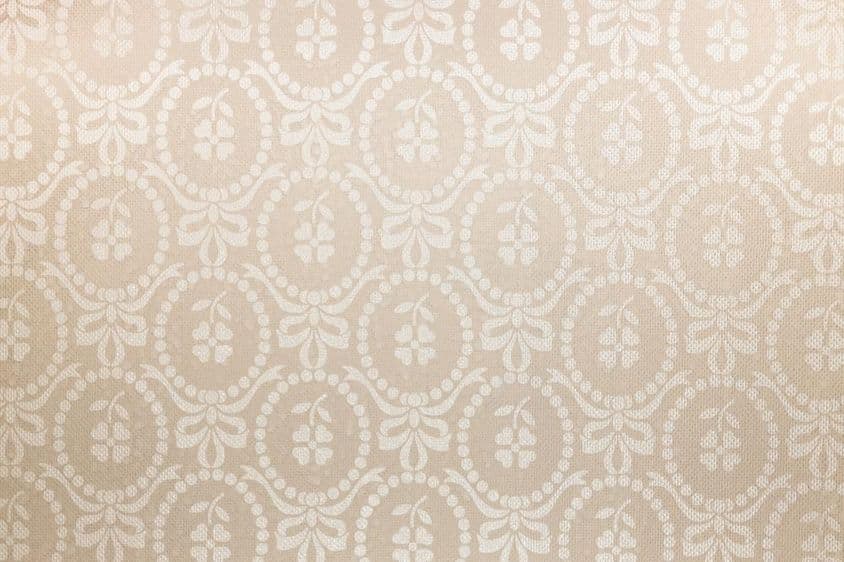 Vintage fali tapéta háttér textúra ismétlődő virágmintával.